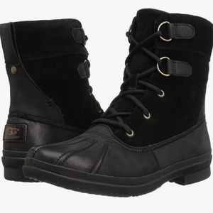 Black UGG Azaria Duck Boots
